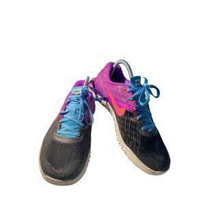 Nike 849407 Metcon 3 Women's Size 6 Black Pink Mesh sneakers Training Shoes